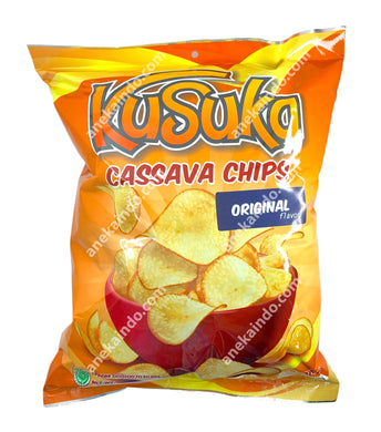 kusuka cassava chips original keripik singkong