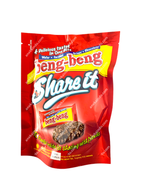 beng beng 10 packs inside for sharing with friends share it wafer caramel