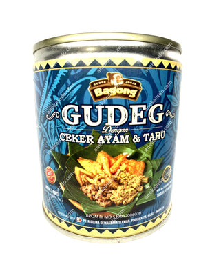 gudeg dengan ceker ayam dan tahu