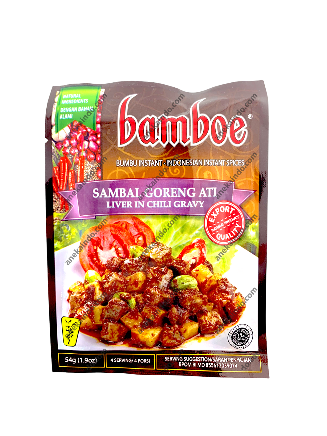 bamboe bumbu sambal goreng ati liver in chili gravy