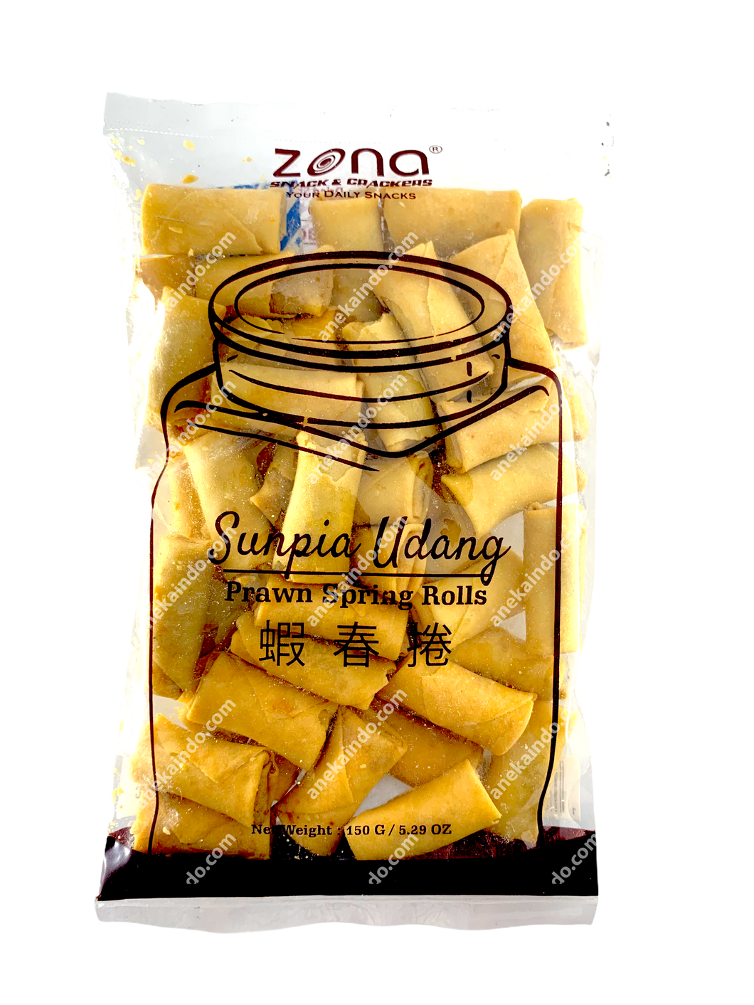 zona sunpia udang prawn spring rolls